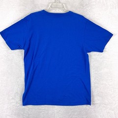 Adidas New York Knicks Tshirt Mens L Blue Basketball Skull Metal NBA Streetwear