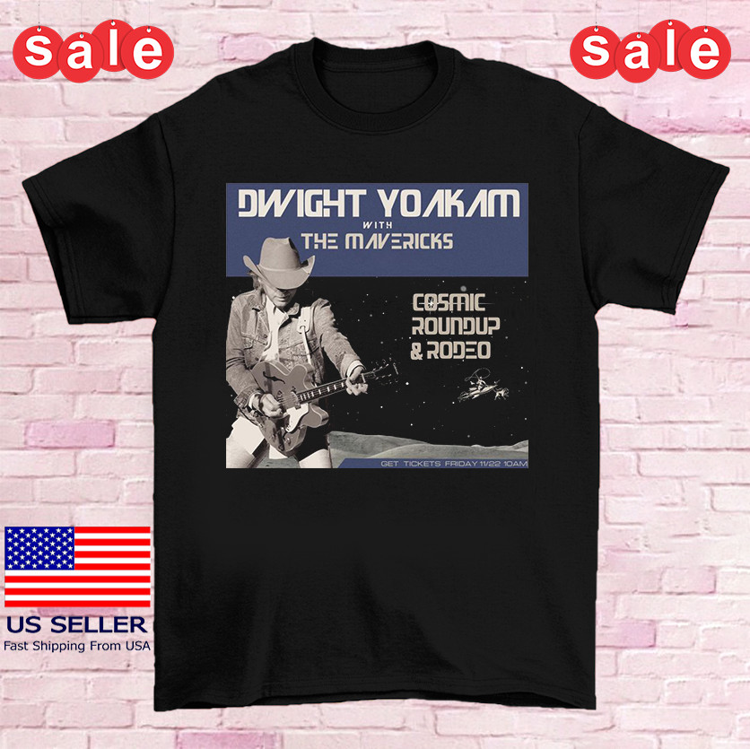 Dwight Yoakam COSMIC ROUNDUP AND RODEO TOUR T Shirt Full Size S-5XL SS586