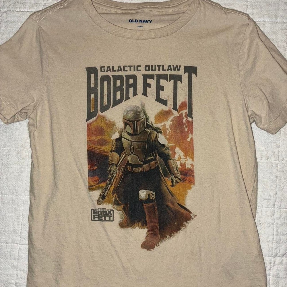 Old Navy Star Wars Galactic Outlaw Boba Fett Graphic T-Shirt