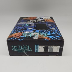 4 Pack VON DUTCH White Gray Black Cotton Crew Neck T-Shirt Set Men’s S M L XL