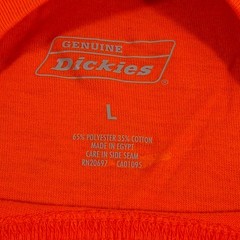 Dickies Create A World Without Bullying Orange Pocket T-Shirt Large Short Sleeve