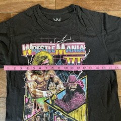 WWE WrestleMania VI Hulk Hogan Ultimate Warrior Macho Man T Shirt Men’s S #21819