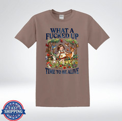 What A F*cked Up Time Funny Retro T-Shirt