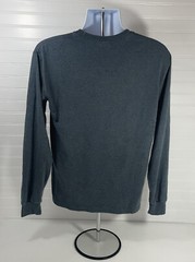 The Clarks Shirt Men Medium Restless Days Long Sleeve Crew Neck Gray Gildan Tag