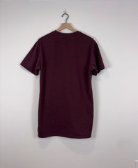 BYLT Premium Basics Men’s T-Shirt Large L Red Basic Crew Split Hem Tee