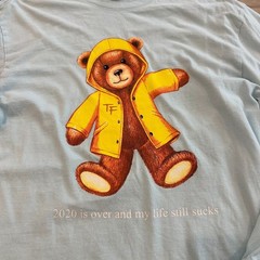 Teddy Fresh “2020 is over and my life still sucks” Long Sleeve T-Shirt Size M