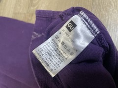 Vintage GU Heavy weight Mens Sz M Cotton T-Shirt Purple Crew Neck Tee Boxy Fit