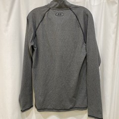 UNDER ARMOUR HEAT GEAR FITTED 1/4 ZIP,NWT,SZ. SMALL,GREY