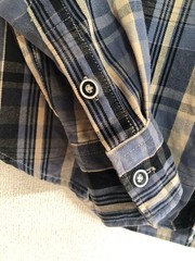 ALTAMONT Check Flannel Shirt Long Sleeve M Size
