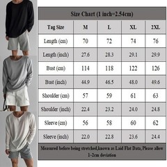 Men’s Knitted Long Sleeve T Shirt Solid Color for Daily Vacation Style