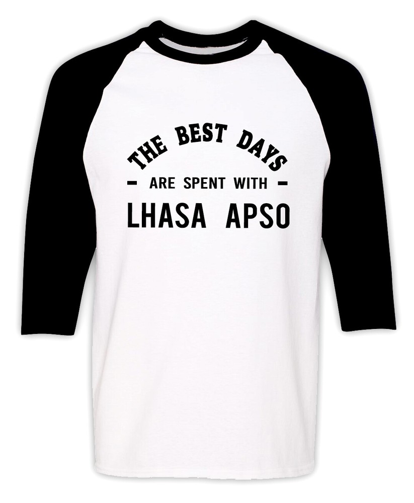 Lhasa Apso Dog Owner Raglan T-shirt Lhasa Apso Lover Gift Shirt