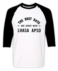 Lhasa Apso Dog Owner Raglan T-shirt Lhasa Apso Lover Gift Shirt