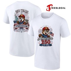 Buc ees America 250 years of freedom 250th anniversary T-Shirt S-5XL multicolor