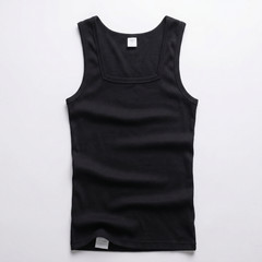 Men’s Sleeveless Breathable Fitness Vest Cotton Elastic Bodybuilding Tank Top