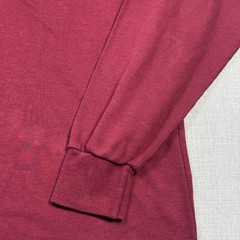 L.L. Bean T-Shirt Mens M Red Long Sleeve Turtleneck Lightweight Jersey
