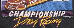 Vtg 1987 IHRA Hot Rod Championship Drag Racing Medium M Long Sleeve T-Shirt USA