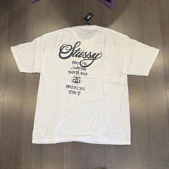 NEW XL Stussy X Nike World Tour S&S Collection Tee White
