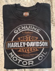 HARLEY DAVIDSON Vintage Tee Shirt ST JOE / JOSEPH MISSOURI Long Sleeve XL NICE!