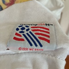 Vintage 90s RARE art WORLD CUP tee White 1994 USA tee SALEM TAG SIZE XL USA