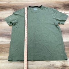 Banana Republic Tee Mens XL Luxe Touch 100% Cotton Classic Green Quiet Luxury