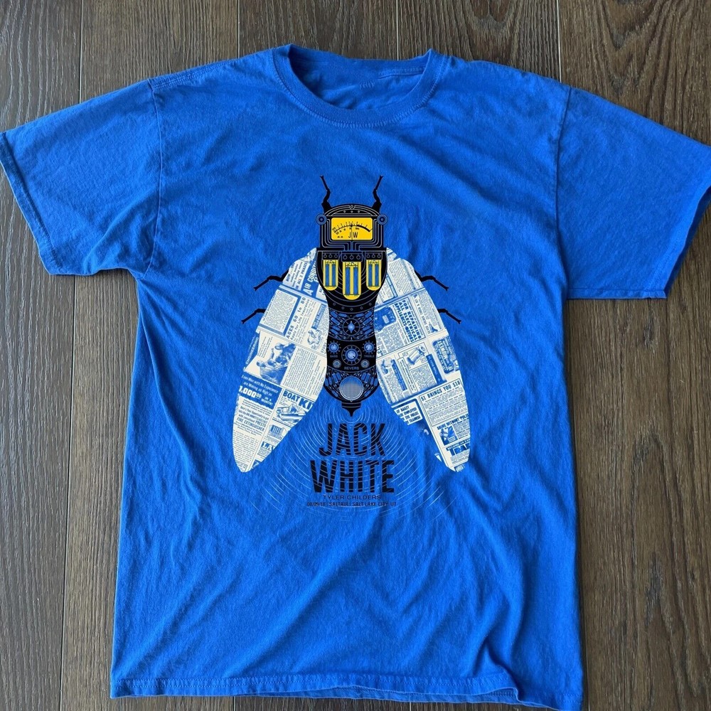 Jack White No Name Tour 2024-2025 T-Shirt Concert Rock Fan Tee H730