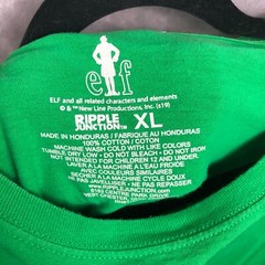 Elf Ripple Junction Shirt Green Holiday Santa Tee Mens XL Christmas