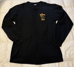 90’s Bad Boy Club – Quit Yer Snivlin’- Bold Graphic Long Sleeve T Shirt XL Black