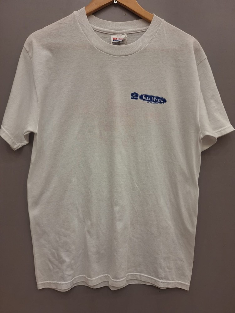 Vintage 1997 Best Western Blue Water Ocean T-Shirt Hanes Heavyweight 50/50 USA M
