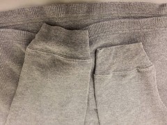 RedHead Men’s XL Grey Waffle Knit Henley Long Sleeve Shirt 100% Cotton Casual