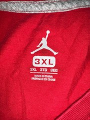 Air Jordan 1 Red T-Shirt Basketball Print size XXXL 3x Brand
