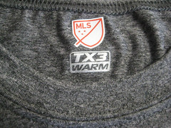 NWOT- MLS D.C. United TX3 WARM Gray Polyester T-Shirt Size Large- Ships FREE!