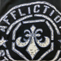 NEW Men’s Affliction Embroidered Applique Cotton T-Shirt Size 2XL
