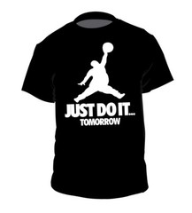 Just Do It Tomorrow parody shirt t-shirt Brooklyn Nets New Jersey New York BK