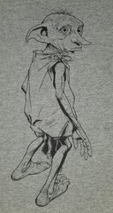 Harry Potter Movie T-Shirt DOBBY Is a Free Elf Vtg Platform 9 3/4 Mens NEW XL