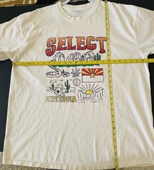 Select Cannabis Marijuana T-Shirt Size XXL 2XL Arizona Flag Cactus Elevated EUC