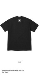 2025 Supreme x Number (N)ine – Shut Up Tee – Black – FW25T8