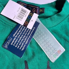 COOGI Green Graphic Long Sleeve T Shirt 2XL New With Tags Streetwear 00s y2k