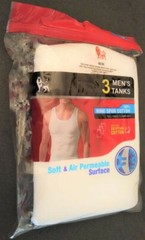 3 or 6 pair Mens White Tank Top Wife Beaters A Shirt Cotton Undershirt M-L-XL-2X