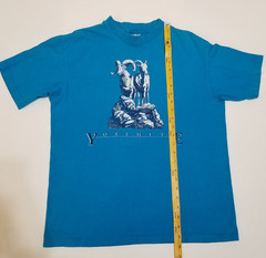 Vtg Yosemite Bighorn Sheep T Shirt Single Stitch Tee Large 42-44 Turquoise USA