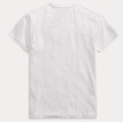Ralph Lauren Double RRL White Jersey Knit T-shirt Mens Large Left Chest Pocket
