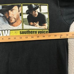 Tim McGraw Southern Voice Tour 2010 Black T-Shirt Country Music Band Tee M