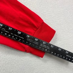Polo Ralph Lauren T Shirt Mens L Red Custom Slim Fit Cotton Long Sleeve Tee