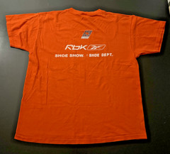 Vintage Reebok 2004 Charlotte Bobcats “Inaugural Game” T-Shirt, Orange, Size: XL