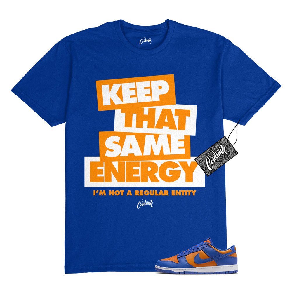 Dunk Knicks Team Royal Blue Orange Low Bright Ceramic T Shirt to Match K2