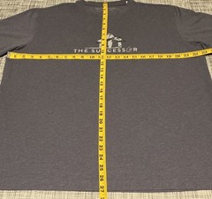 Peter Millar The Successor T-shirt Mens Gray Short Sleeve Cotton Blend XL