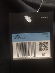 NIKE Just Do It Men’s T Shirt Style AR5006-011 Black/W Size Medium