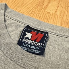 Vintage Mecca Grey Logo Long Sleeve Shirt XXL 2000s Streetwear Grunge Skater Y2k