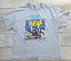 Saved By The Bell Vintage T-Shirt Gray Mens Size XXL 80’s Classic TV Show
