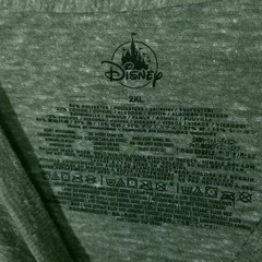 Disney Mickey Mouse Shirt Men 2XL Gray Classic Character Graphic Tee Tri Blend