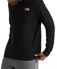 The North Face Men’s Evolution Long-Sleeve Logo T-Shirt – TNF Black-Small
